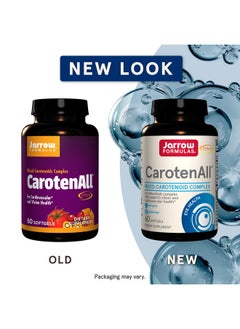 jarrow formulas Carotenall 60 Softgels Supplement Provides Seven Major Carotenoids Found In Fruits & Vegetables To Support Cardiovascular & Vision Health Up To 60 Servings (Packaging May Vary)  - Image 3
