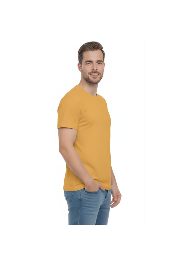 برينت شوب فور مي 10 قطع تي شيرت رجالي ممشط برقبة مستديرة للكبار 190 جرام في المتر المربع من القطن الخالص الألوان الأساسية - Image 4