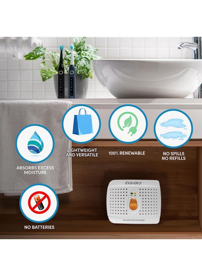 Eva-Dry Eva-Dry Wireless Mini Dehumidifier, White (E-333) - Image 4