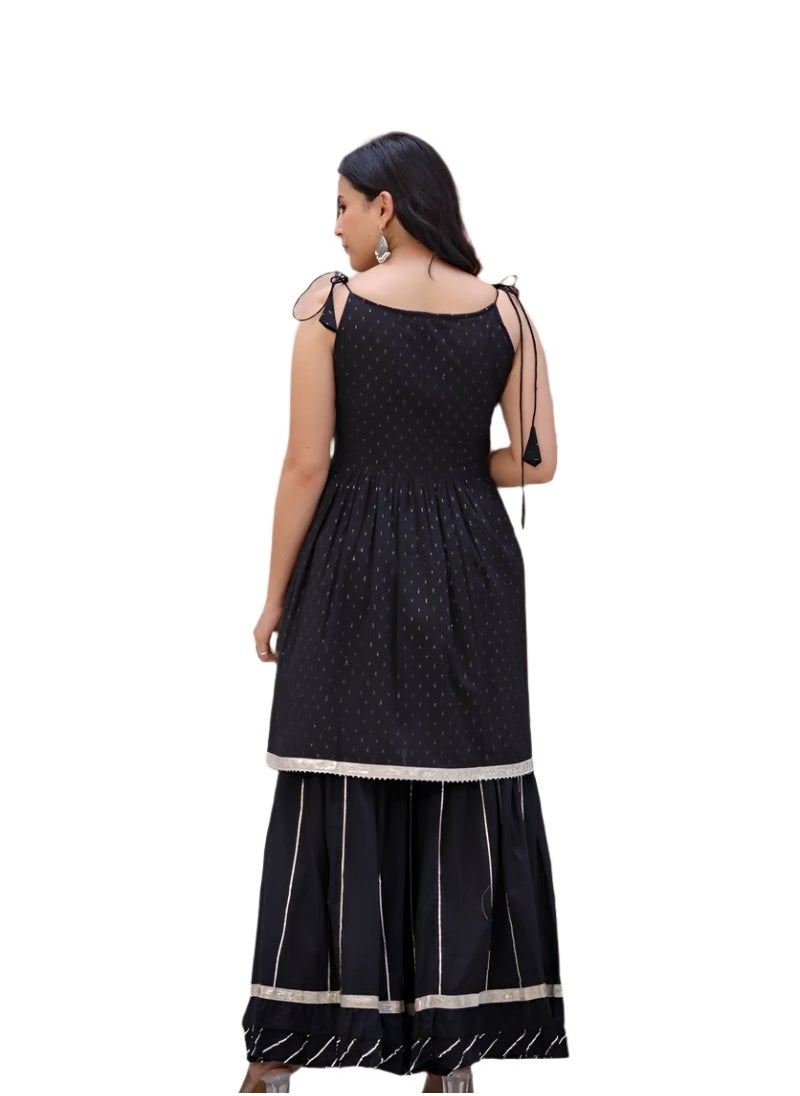 Stylish Black Peplum Kurta Sharara Set for Women - pzsku/Z1865EE771FED9C1F9412Z/45/1741336662/5cbb824f-b53b-4a4a-b04d-c32ac1e7d4c4