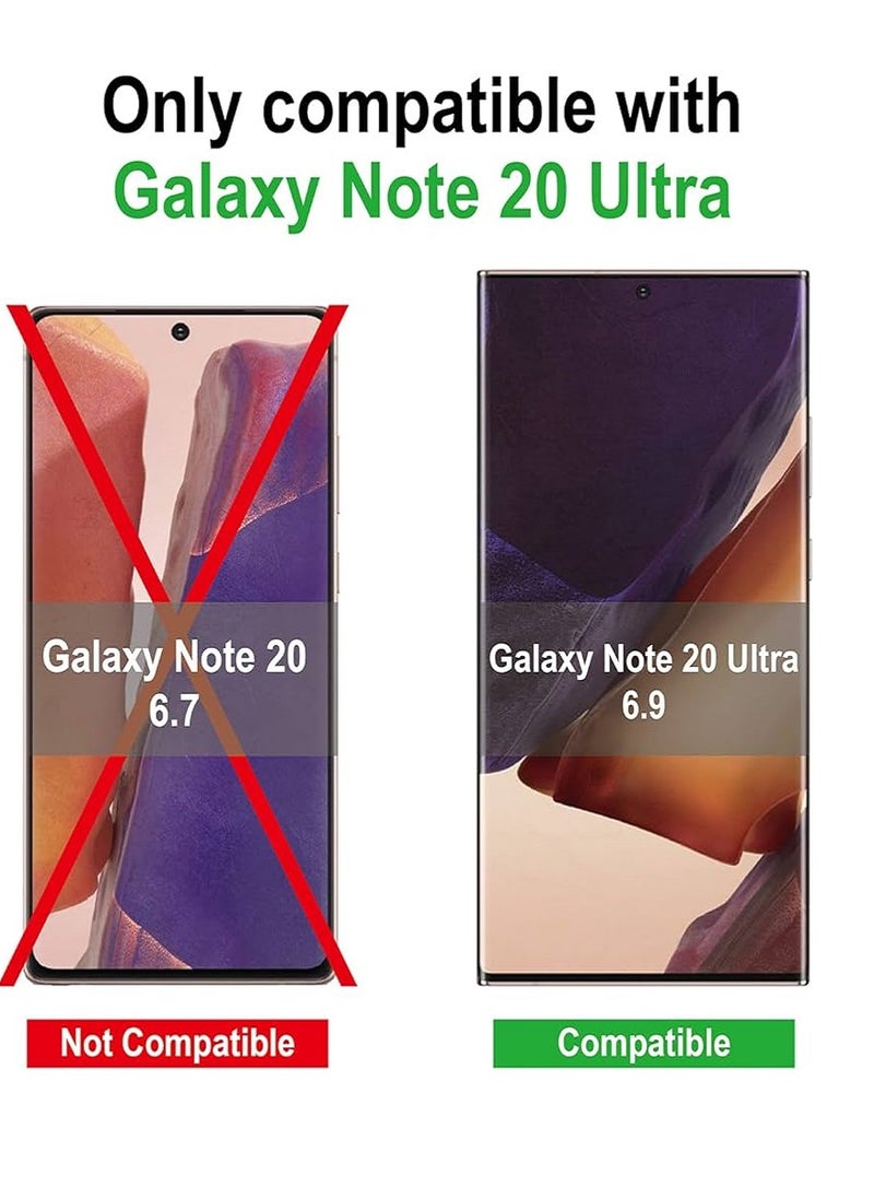 Unipha Flexible TPU Screen Protector Designed For Samsung Galaxy Note20 Ultra 5G Clear HD Self Healing Unbreakable Film - Image 3