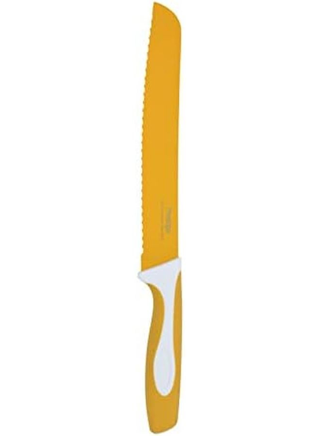 Prestige Plastic Bread 8In Knife Pr9004 Orange - Image 3