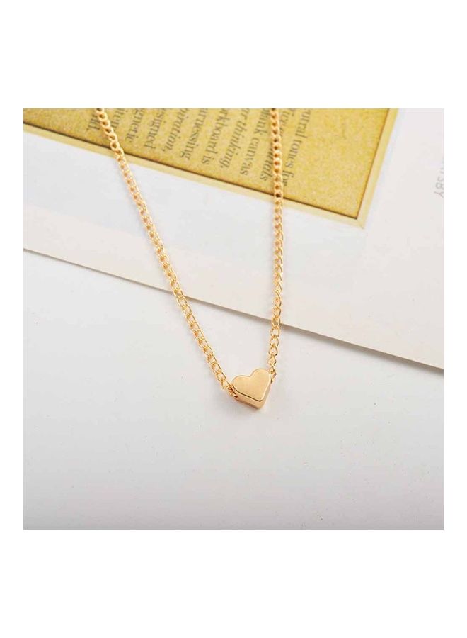 NIBEMINENT Mini Heart Style Blank Slide Pendant Necklace  - Image 5