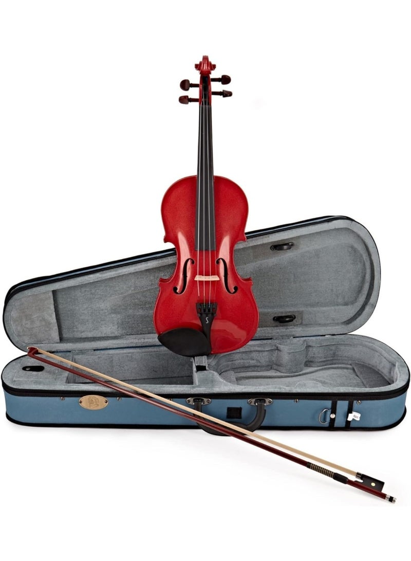 Stentor Harlequin Violin Outfit 4/4 Size, Violin for Intermediates 1401ARD - Image 1