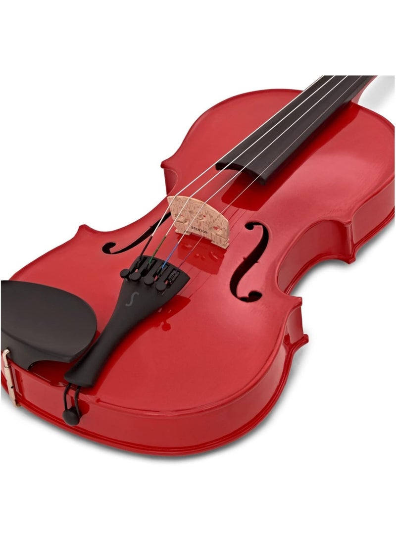 Stentor Harlequin Violin Outfit 4/4 Size, Violin for Intermediates 1401ARD - Image 4