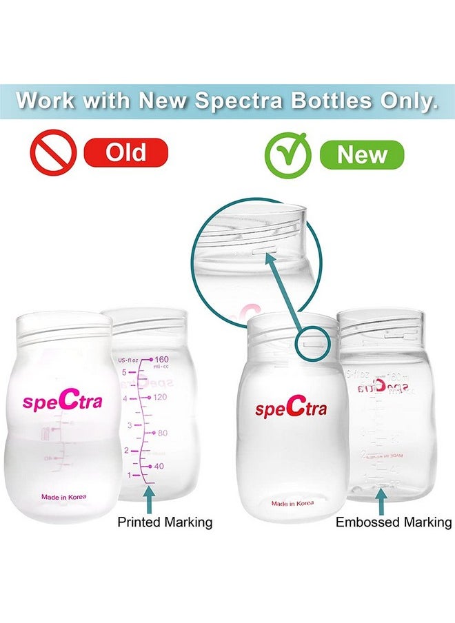 NENESUPPLY Nenesupply Caps Lids Compatible With Spectra Bottles Avent Bottles And Nenesupply Bottles Replace Spectra Bottle Cap Avent Bottle Cap Wide Neck Bottle Cap Compatible With Spectra Pump Parts Spectra S2  - Image 3