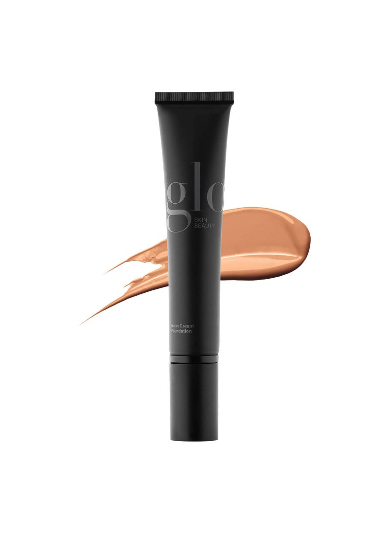 Glo Skin Beauty Glo Skin Beauty Satin Cream Foundation Makeup for Face, Beige Medium - Full Coverage, Semi Matte Finish, Conceal Blemishes & Even Skin Tone 