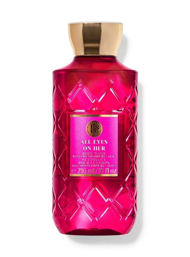 Bath & Body Works مجموعة غسول الجسم وكريم الجسم "كل الأنظار عليها" - Image 2
