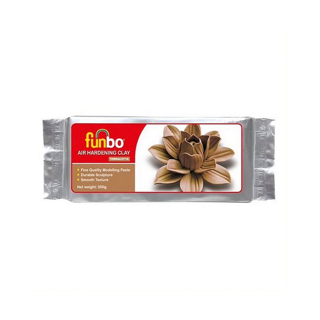 Funbo Air Hardening Clay Terracota - 500g