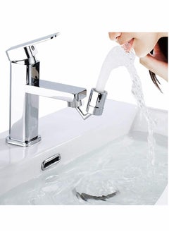 Excefore 2Pcs Universal Splash Fliter Faucet 720°Rotating Movable Kitchen Faucet,kitchen Tap Head Water Saving Faucet Extender Sprayer Sink Spray for Kitchen Bathroom  - Image 3