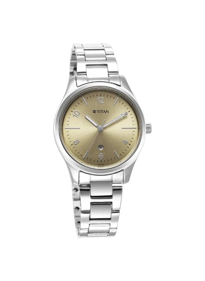 TITAN Women's Analog Round Shape Metal Wrist Watch - 2639SM10 - 40 Mm  - Image 1