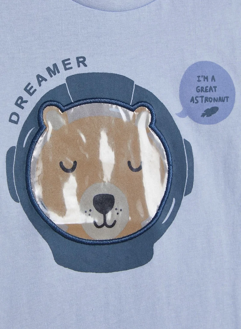 MANGO Infant Beaver Print T-Shirt
