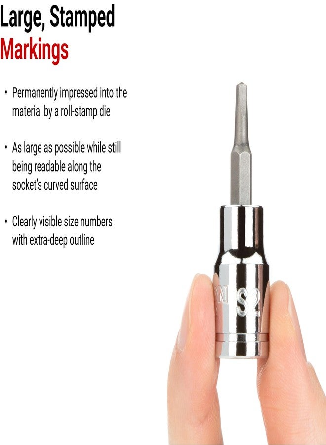 TEKTON 3/8 Inch Drive x S2 Square Recess Bit Socket | SHB15202 - Image 3