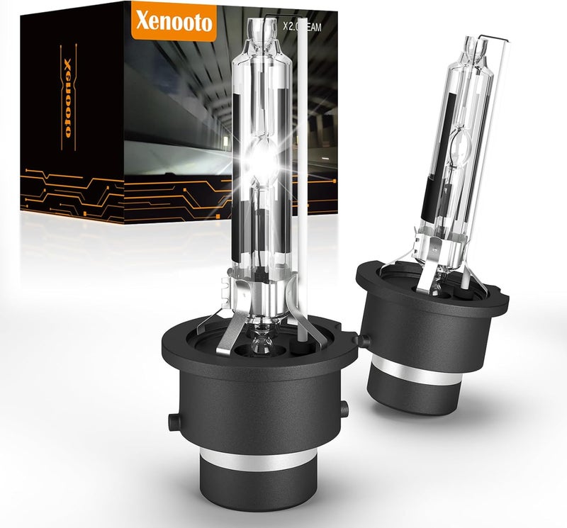 Xenooto D2R Xenon HID Headlight Bulbs for 2005-2007 Toyota Sienna Avalon - 6000K Bright White, 2 Pack - Image 1