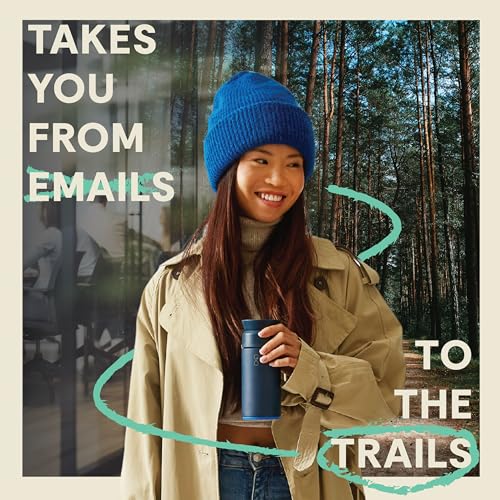 Ocean Bottle Brew Flask 12 oz | Insulated Travel Flask for Hot & Cold Drinks | Recycled Stainless Steel | Sustainable, Eco Friendly Gift (Sand Stone) - Image 3