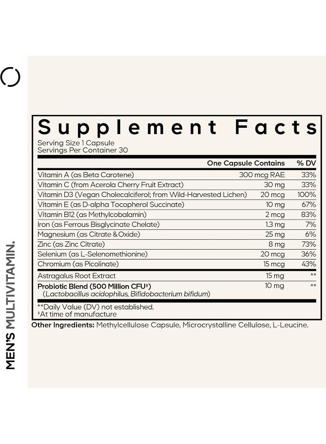 Codeage فيتامينات متعددة للرجال 30 كبسولة نباتية - Image 2
