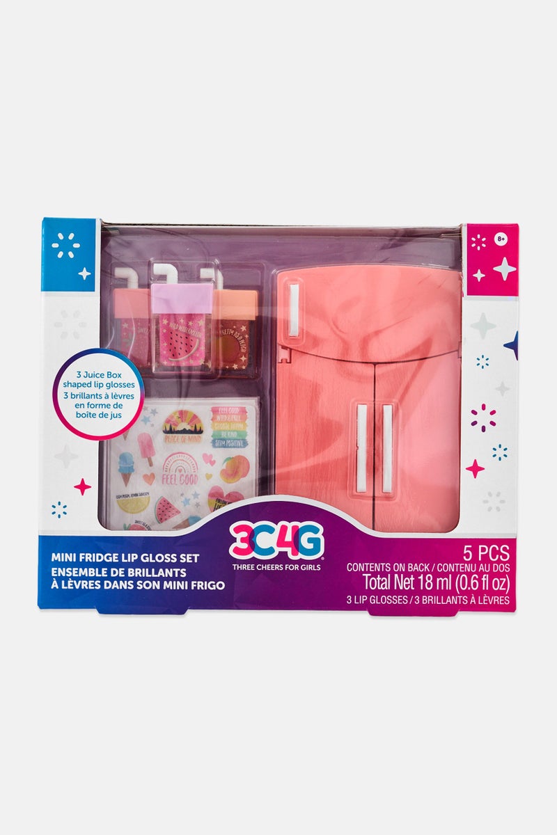 3C4G 5 Pcs Make It Real Mini Fridge Lip Gloss Set - Image 1