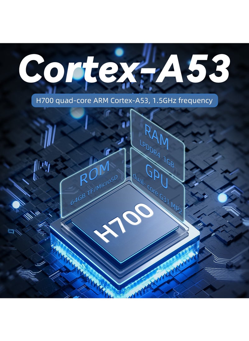 ANBERNIC  - Anbernic RG40XX H Handheld Game Console 4.0 IPS Screen -Linux 64-bit-H700 quad-core ARM Cortex-A53 1.5GHz Frequency- core 3200mAh 5G WiFi Bluetooth HDMI Output 【Blue-64GB Emulators Over 5000 Games Pre-installed 】 - Image 1