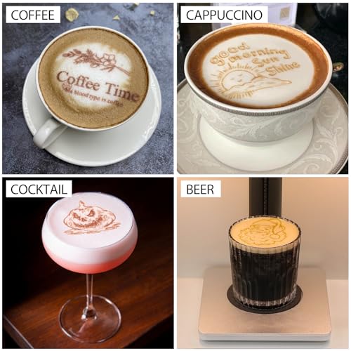 EVEBOT Coffee Latte Art Printer FancyBox Replacement for EB-FT4 and EB-FM1, Printing Pattern on Cappuccino Cocktail Macaron Cake, FancyBox FB1-Brown 1PCS - Image 2