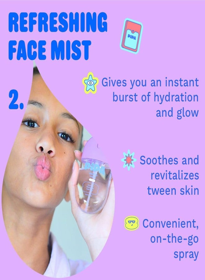 Pipa Skincare Start Young Bundle Gift Set | 3-Step Back To School Skin Care Routine for Tweens | Alcohol-Free & Safe | Includes Foam Face Cleanser, Face Moisturizer & Facial Mist - Image 4