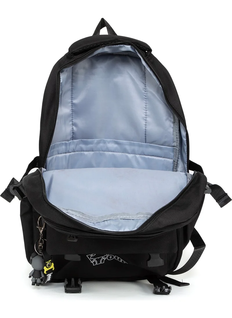 Necati Çanta Necati Bag "Designed for School and Travel: Stylish Bag Compatible with 15.6 Inch Laptop" Gray