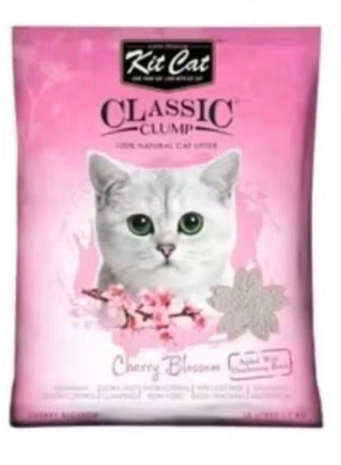 Kit Cat Classic litter for cats with the smell of cherry blossom 10 liters