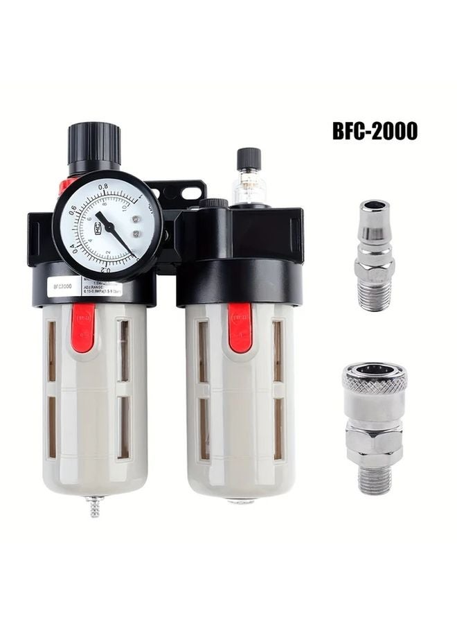 BFC2000 Japanese Interface Air Compressor Filter Regulator Kit 1 4 Inch Oil Water Separator - Image 1