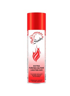 Simba Simba Extra Purified Butane Lighter Gas Refill with Multi Nozzle 250ML Gas Refill Lighter Refill 