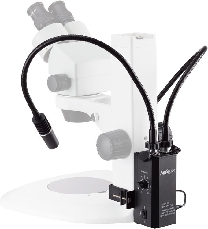 6 WATT LED DUAL GOOSENECK PIGGYBACK ILLUMINATOR