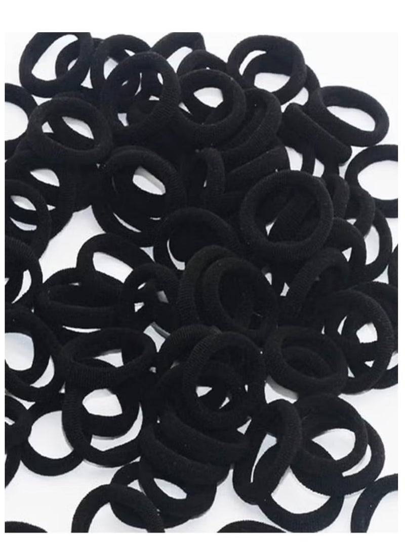 200 Pcs Small Seamless Elastic Hair Ties - Image 1