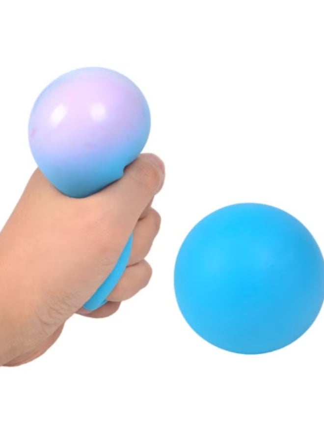 Squishy Stress Ball Toys Color Changing, Sensory Squeeze Toys Balls for Teens Kids and Adults Stress Relief Balls for Party (Random, 1pc)