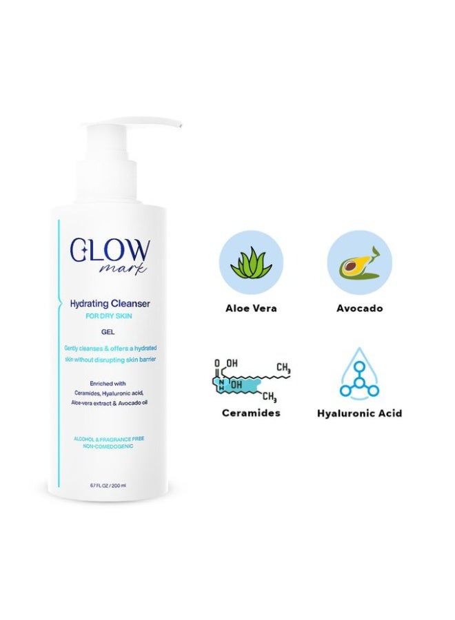 Glow Mark Hydrating Cleanser Gel For Dry Skin - 200ML - Image 2