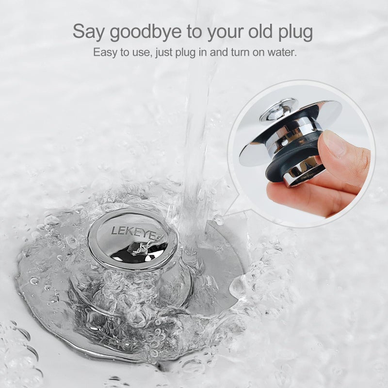LEKEYE Shower Drain Hair Catcher | Bathtub Stopper/Strainer Stainless Steel Drain Protector - Image 5
