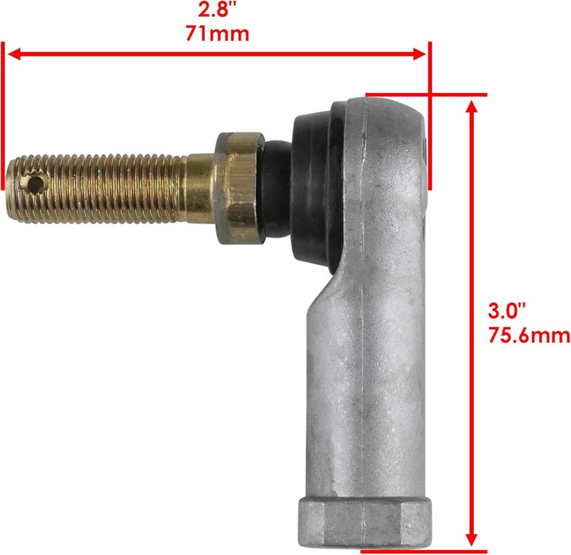Caltric Tie Rod End Kit for Yamaha Rhino 700 YXR700 FI/Hunter 2008-2013 - Image 2