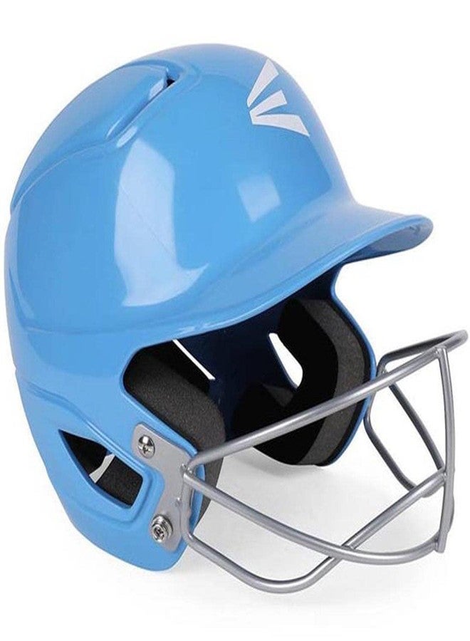 Easton | ALPHA Fastpitch Softball Batting Helmet with Facemask | Medium/Large | Carolina Blue
