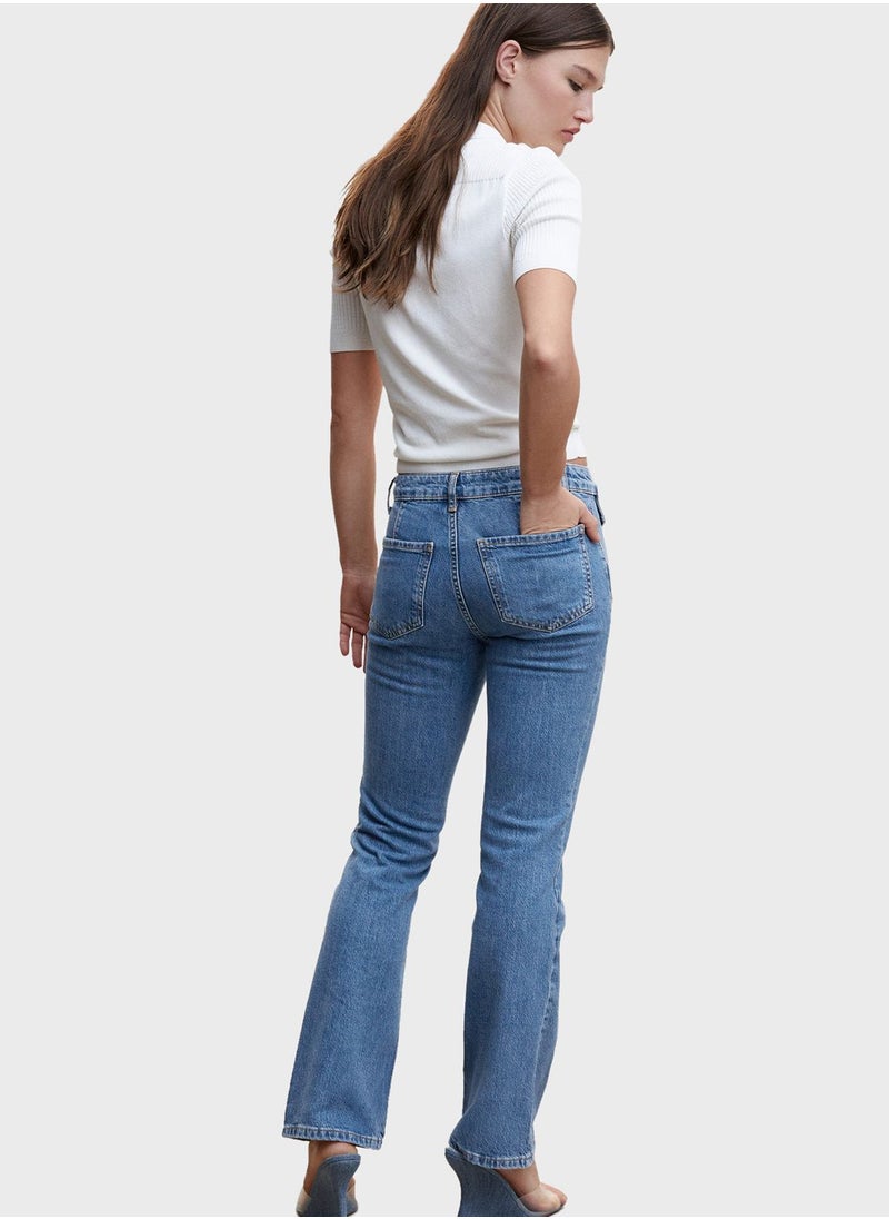 MANGO - High Waist Jeans - Image 1