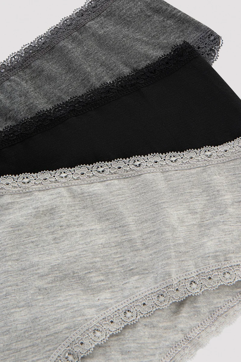 Penti PENTI Daily Lace Cotton 3 Pack Hipster