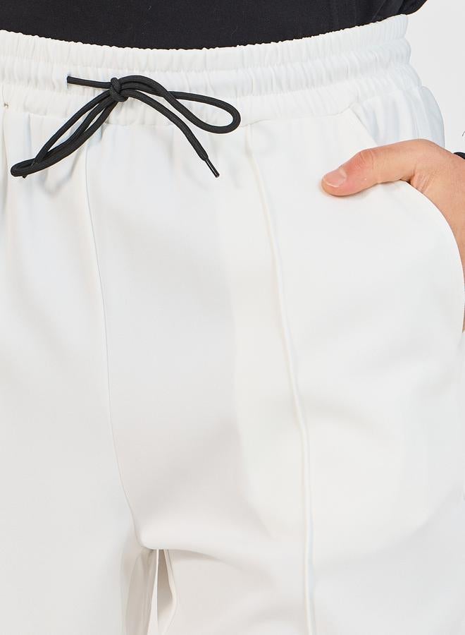 Styli Oversized Stripe Hem Joggers  - Image 4
