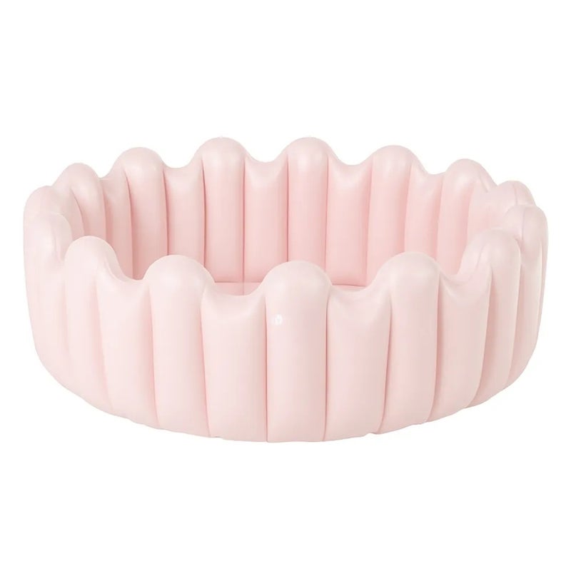 Portable Foldable Blushing Palms Inflatable Mini Pool For Kids- Pink
