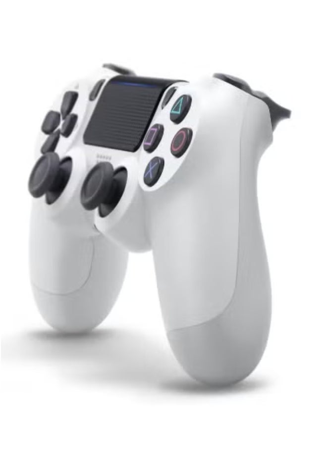 4 Wireless Controller White – Official Version Compatible with PlayStation 4 and PC – Ergonomic Design with Responsive Buttons, Built-in Speaker, and Precision Motion Sensors – Enhanced Comfort and Control for Ultimate Gaming Experience  - Image 1