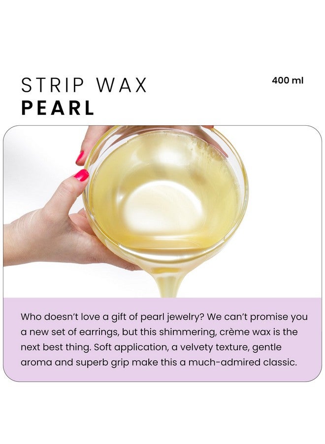 ديبيليف شمع إزالة الشعر ديبيليف - شمع كامل الجسم بحبيبات اللؤلؤ - مثالي للبشرة الجافة والمتقشرة - لآلئ إزالة الشعر الناعمة واللطيفة - شريط شمع مرطب - 14 أونصة - Image 2