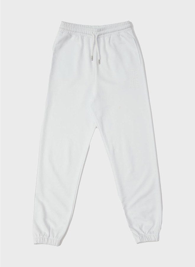Tyess Girl White Tracksuit Bottom - Image 5