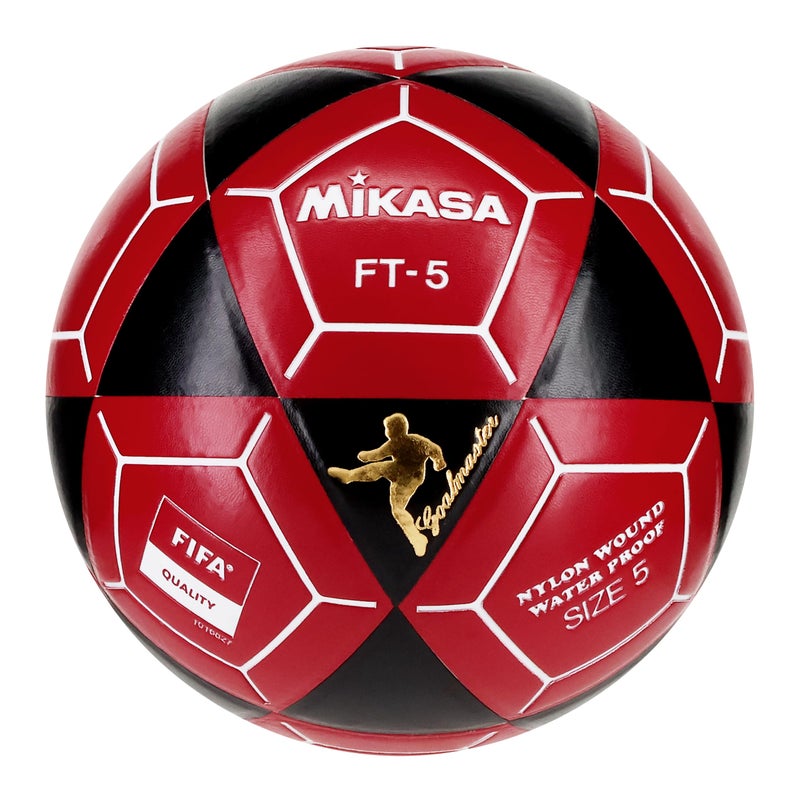 Mikasa FT5ABKRW Goal Master Soccer Ball BlackRed Size 5FIFA QualityFootvolleyball - Image 2