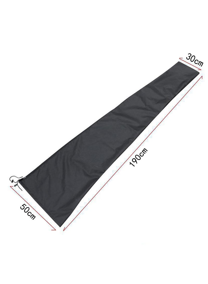 Generic Oxford Fabric Umbrella Covers, Waterproof Patio Parasol Covers with Storage Zipper Bag Fits 7ft to 11ft Umbrellas for Outdoor Market Umbrellas  - Image 2