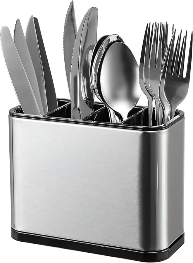 Kitchen Counter Stand - Make Your Kitchen More Tidy with Stainless Steel Kitchen Counter Stand, Stylish Design with Large Water Collector Base, Perfect for Daily Use.