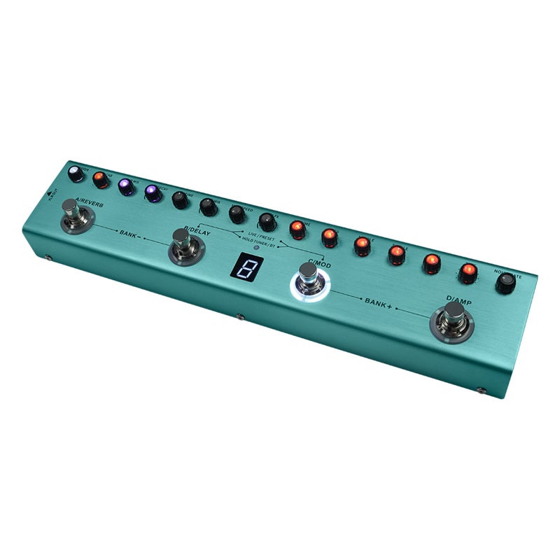 M-VAVE Guitar Multi Effects Pedal With Bluetooth 36 Editable Presets - Customizable Effects Chain Guitar Effects Processor For Outdoor Gigs - Image 1