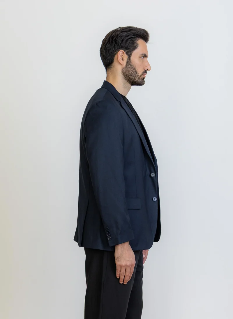 SHAPES Dark Blue COMFORT SUIT BLAZER for Men | Best Price UAE