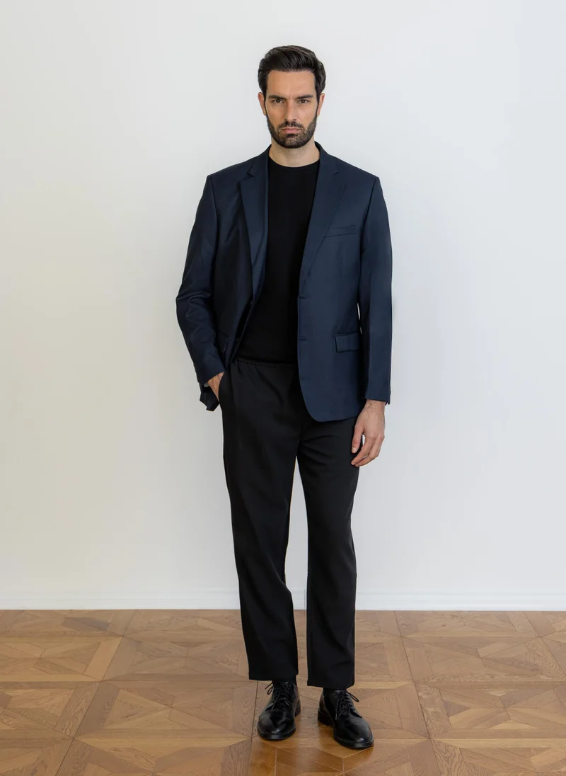 SHAPES Dark Blue COMFORT SUIT BLAZER for Men | Best Price UAE
