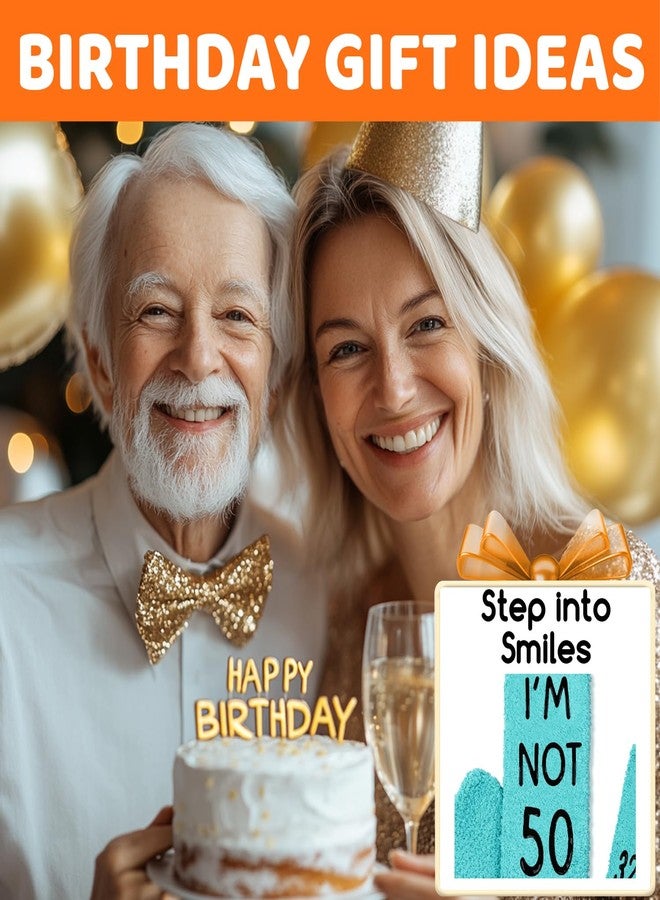 Happy Pop HAPPYPOP 50th Birthday Gifts for Her - Socks for 50 Year Old Women Friends Men, Female Men Birthday Gift Ideas in Their 50s - Image 3