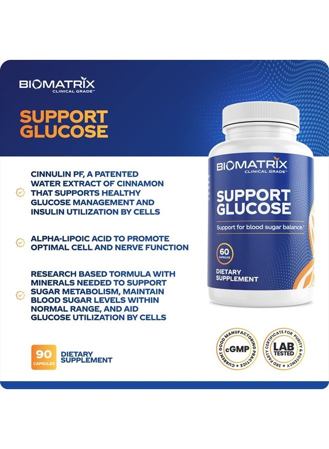 BioMatrix Metabolic Supplement w/Cinnamon (Cinnulin PF), Gymnema, Lipoic Acid, Vanadyl Sulfate, Chromium Picolinate, Bitter Melon - Image 4